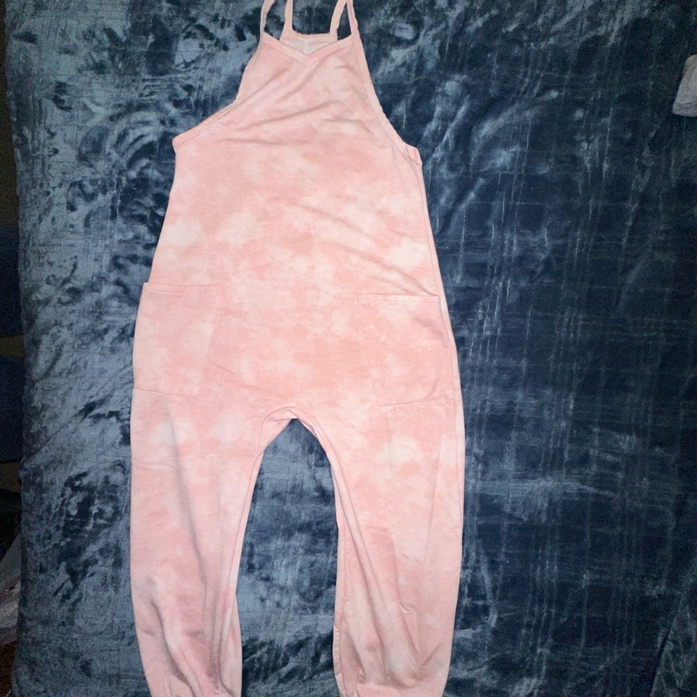BearPaw Light Pink Kids Jumpsuit.